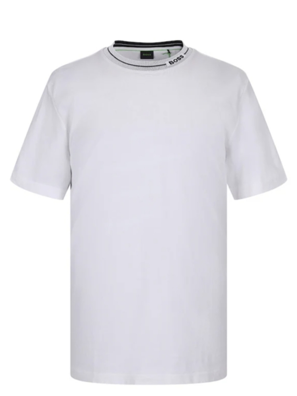 BOSS by Hugo Boss Cotton T-shirt with a branded crew neckline, XL, White